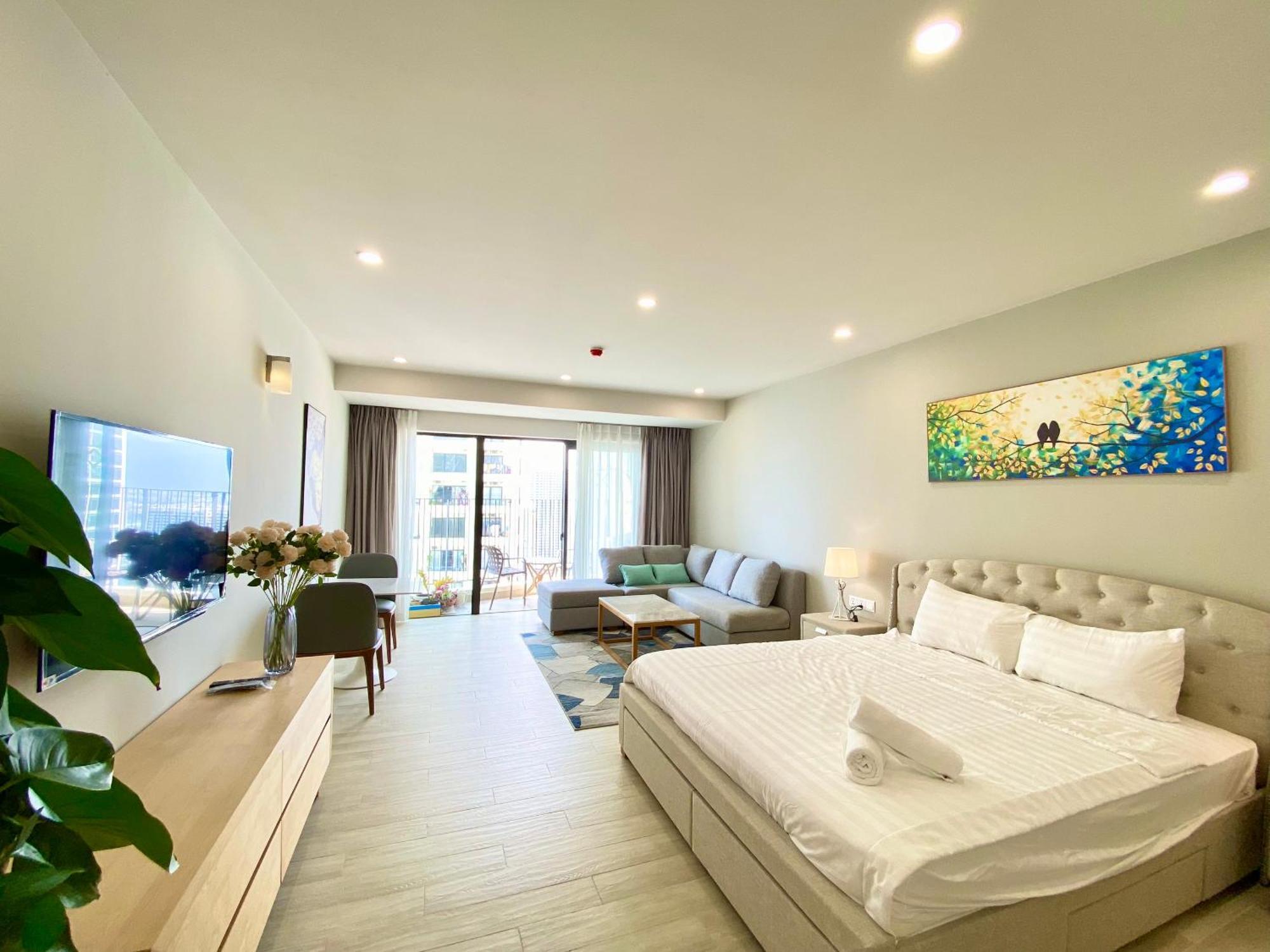 Wise Stay Gold Coast Apartment 芽庄 客房 照片